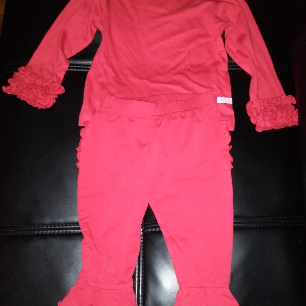 Little girls Ruffle Butts outfit NWOT 12-18 mo